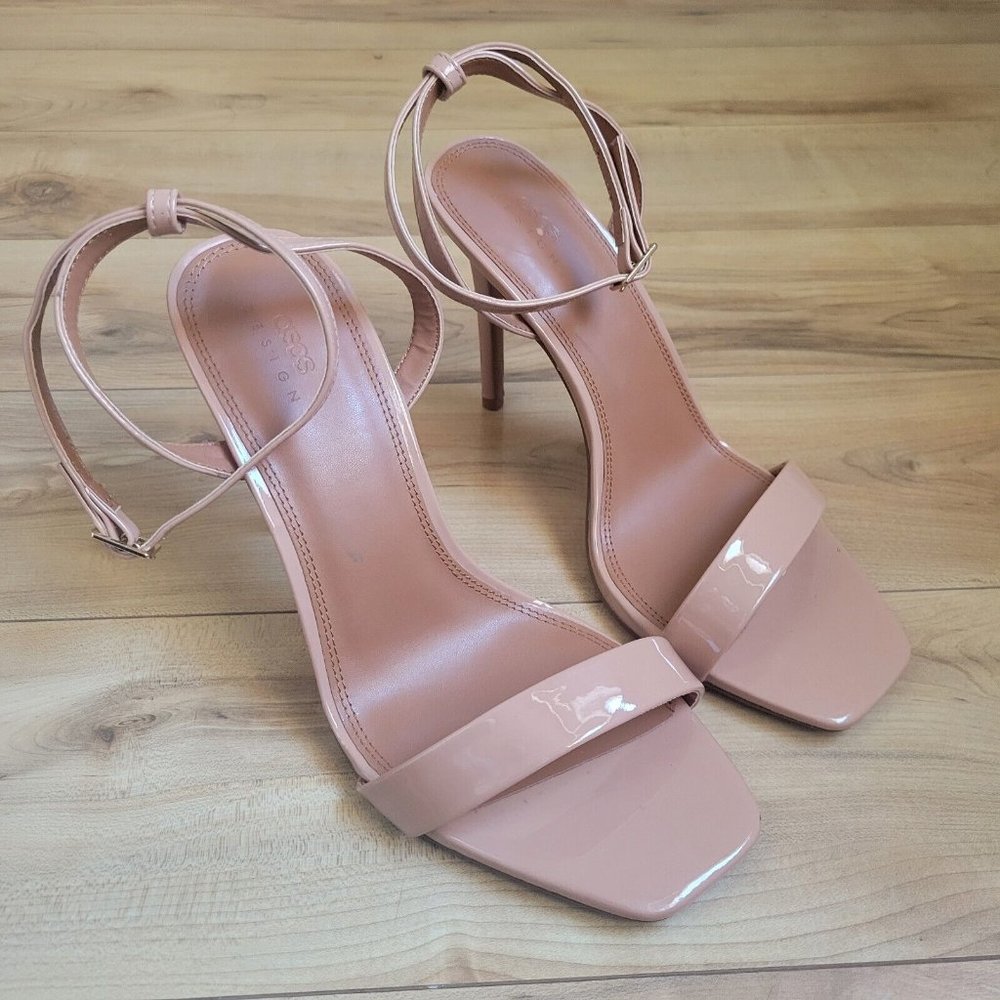 Asos Design Neva Barely There Heeled Sandals Nude… - image 2